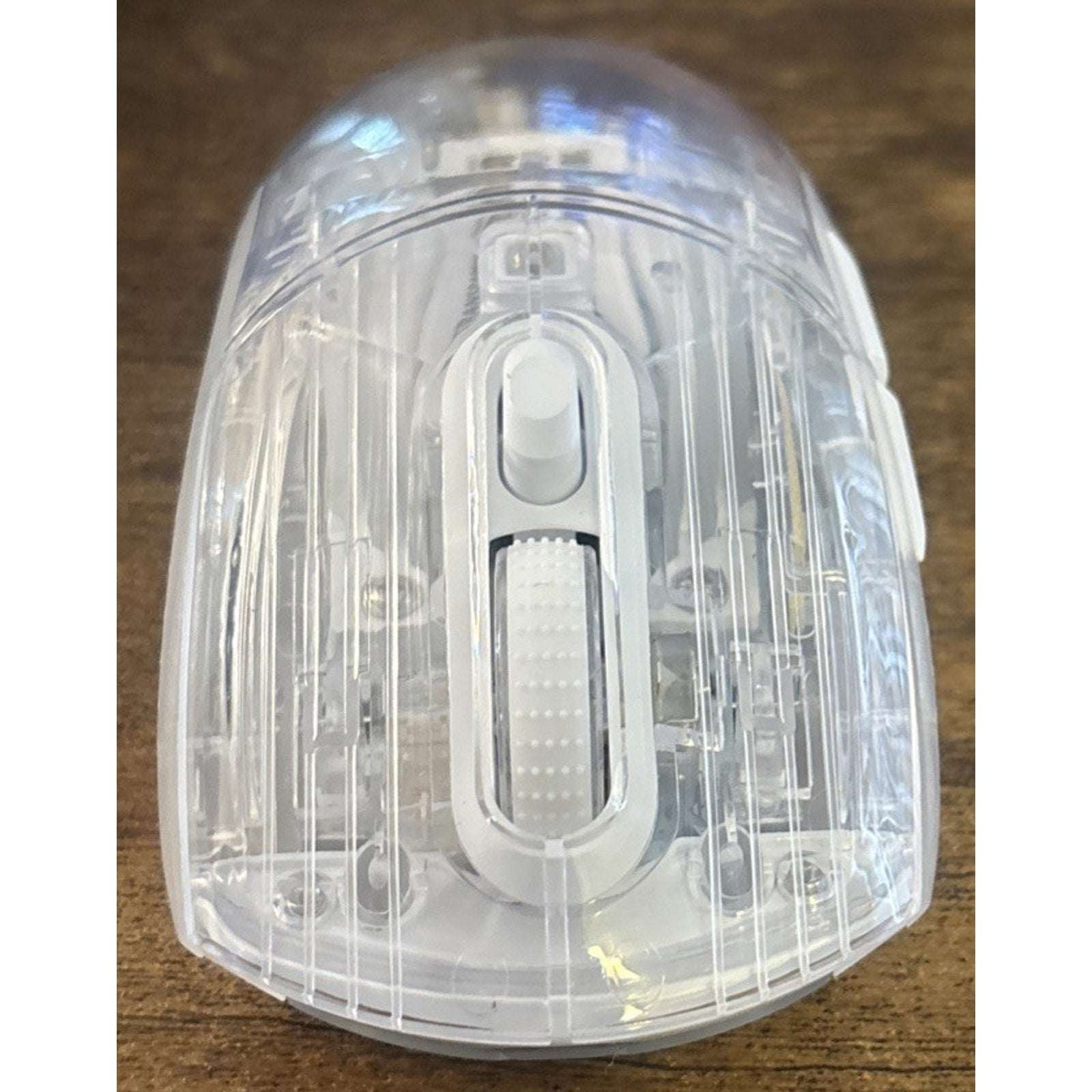 Transparent RGB Bluetooth Wireless Gaming Mouse, Dual Mode USB Computer Mouse