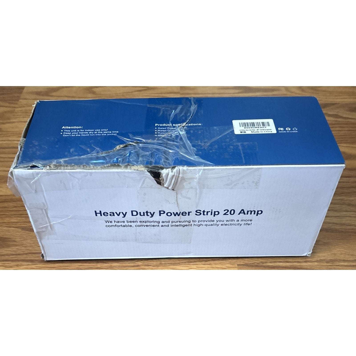 Heavy Duty Power Strip Surge Protector 20 AMP 8 Outlets 12 Gauge 20Ft Industrial