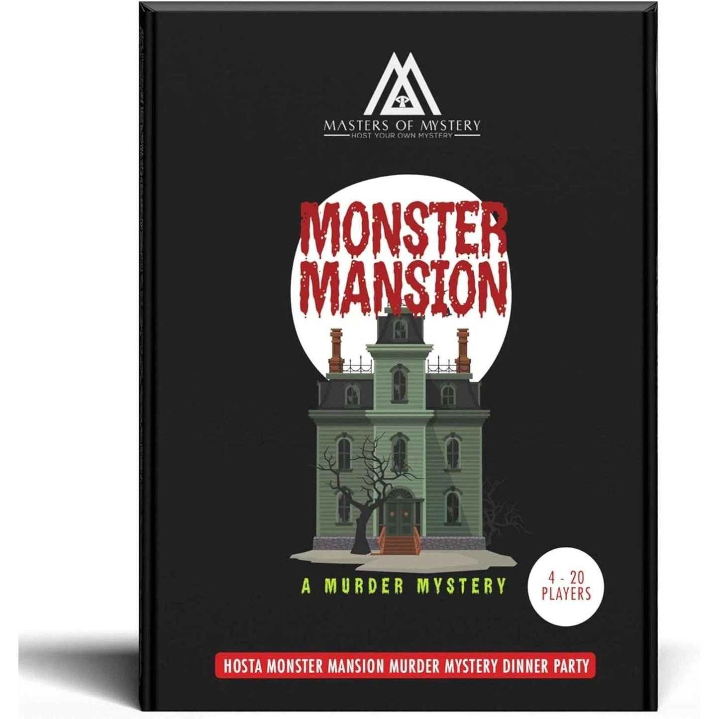 Masters of Misery Monster Mansion Murder Mystery Dinner Party Game 4-20 Players