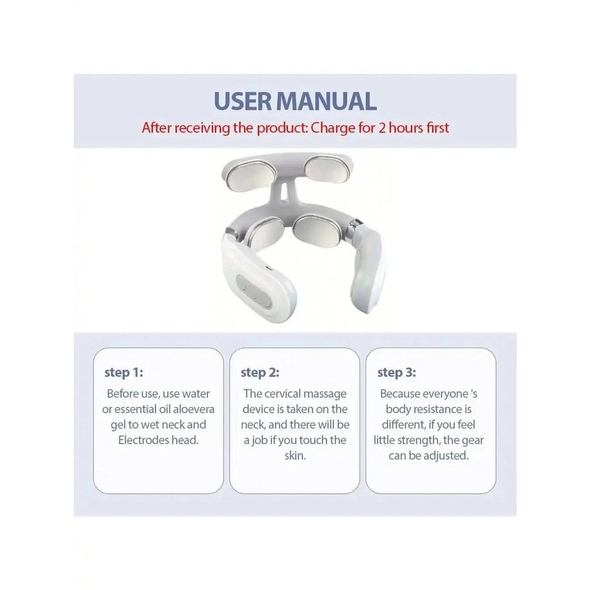 Vitality Magic Pro 2.0 Neck Massager, 4-Head, 6 Mode Massage, 16 Levels w/ Heat