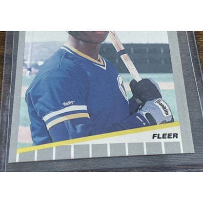 1989 FLEER MLB #548 KEN GRIFFEY JR - RC Rookie Card - Marniners - Pack to Sleeve