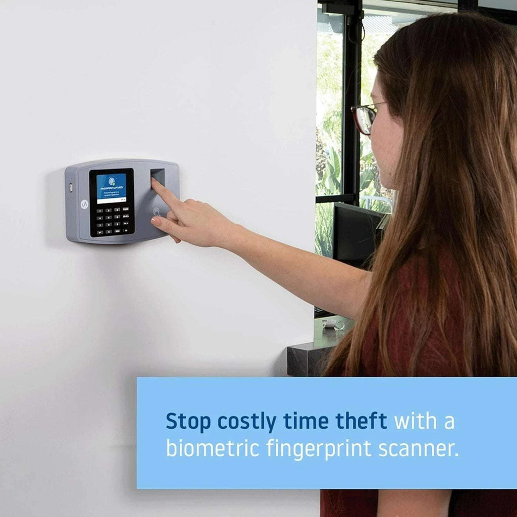 uAttend BN6500N Biometric Fingerprint WiFi Time Clock System for Business SEALED
