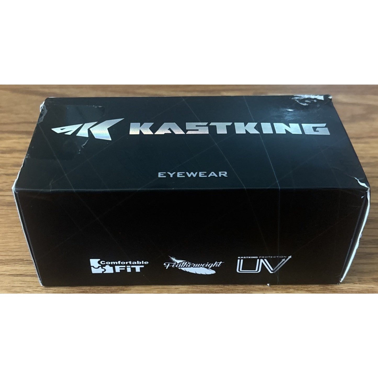 Kastking Skidaway Matte Blackout Polarized Smoke Lens Sunglasses KSGPLNSK-MBS-C
