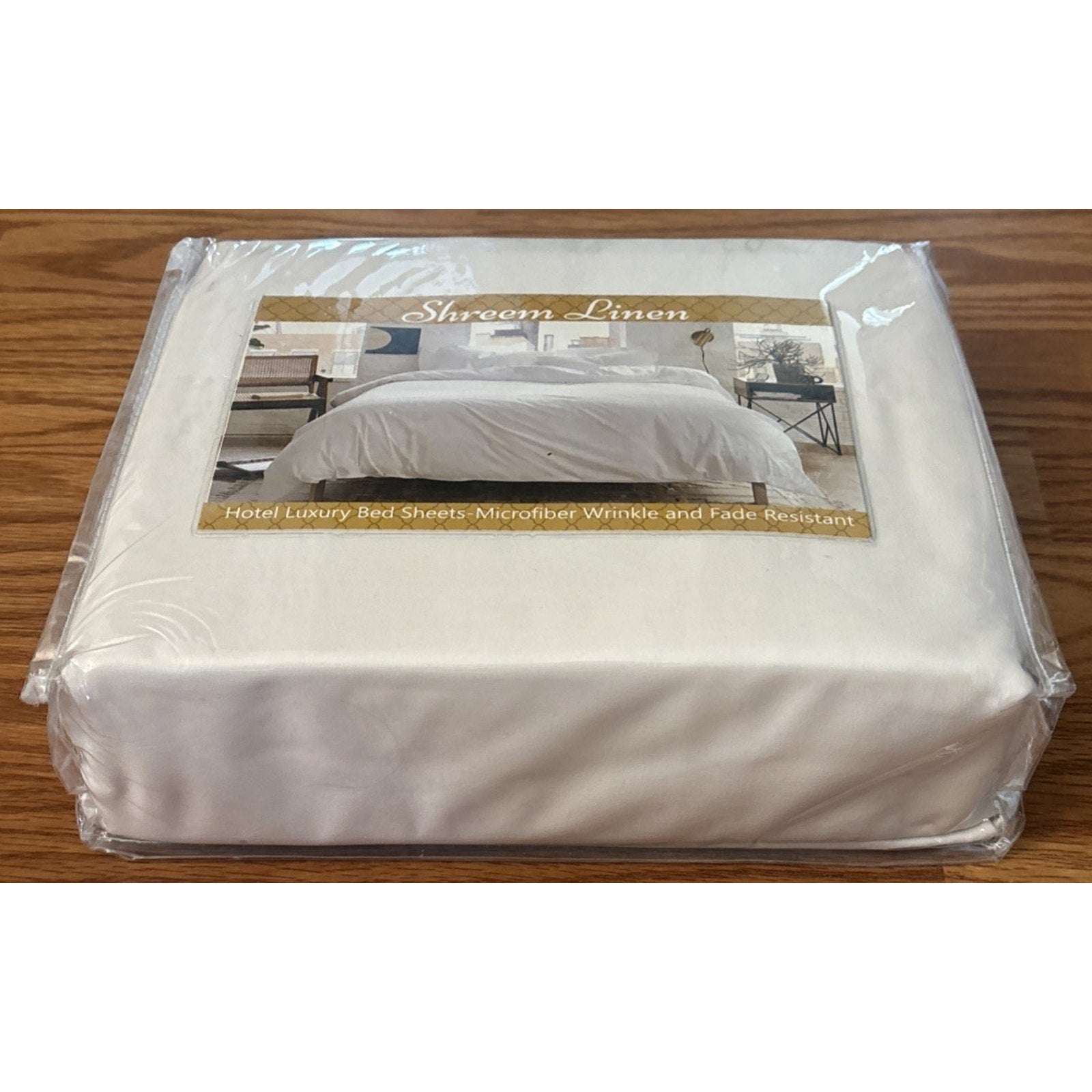 RV Bunk Camper Bed Sheet Set 42 x 80 Ivory 4PC Microfiber Wrinkle & Stain Resist