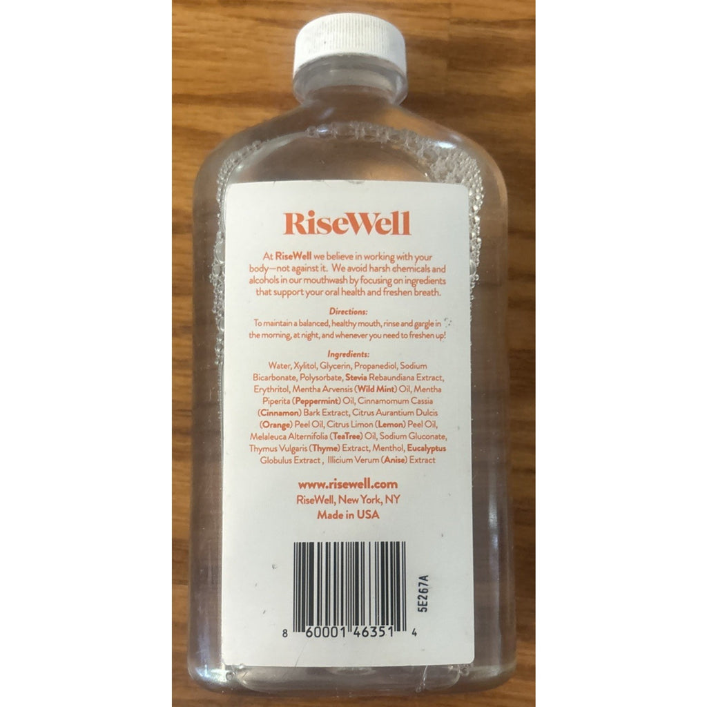 RiseWell Wild Mint Balancing Mouthwash 16oz(474ml)
