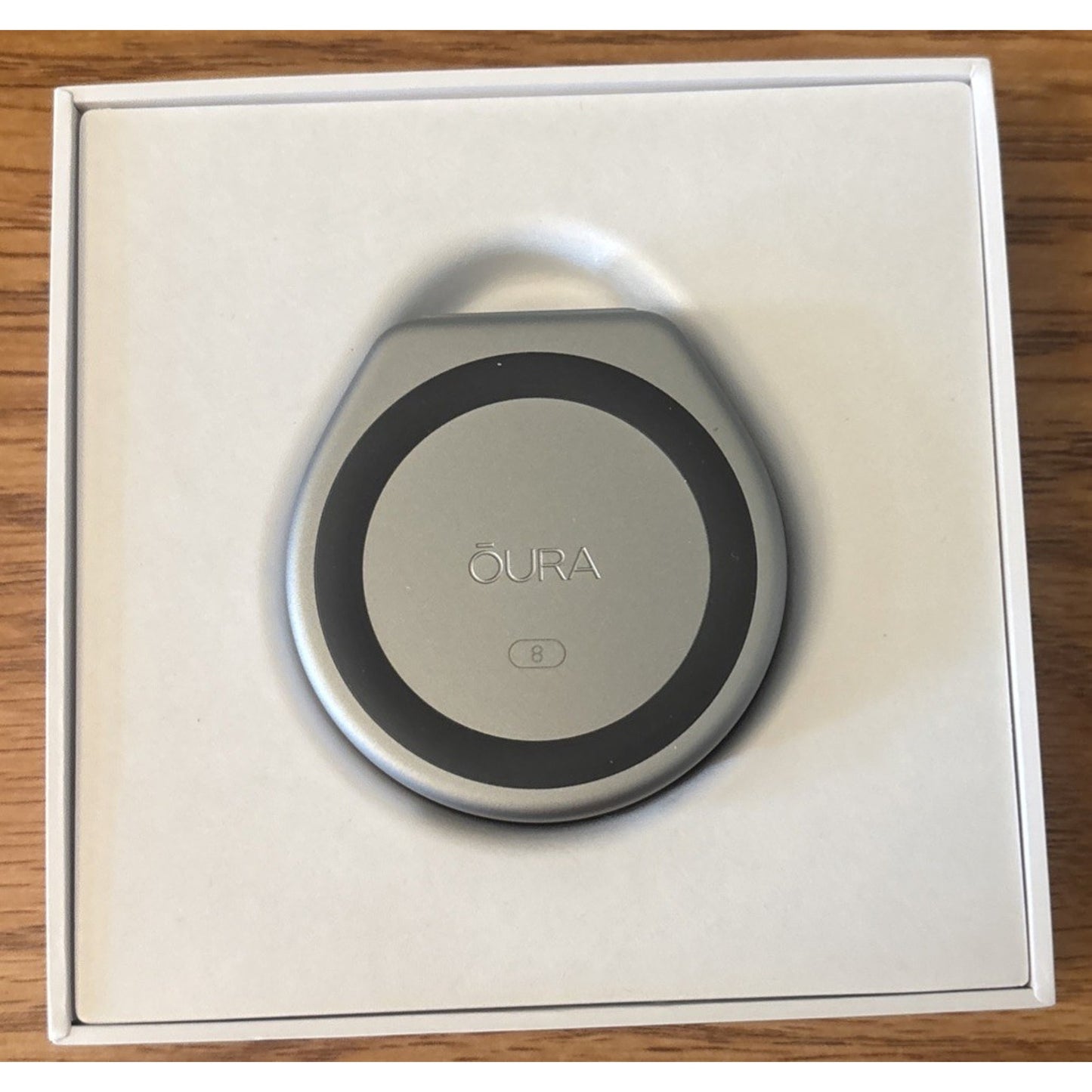 Oura Ring 4 Portable Charging Case Size 8 - NEW - 90 Min Full Charge