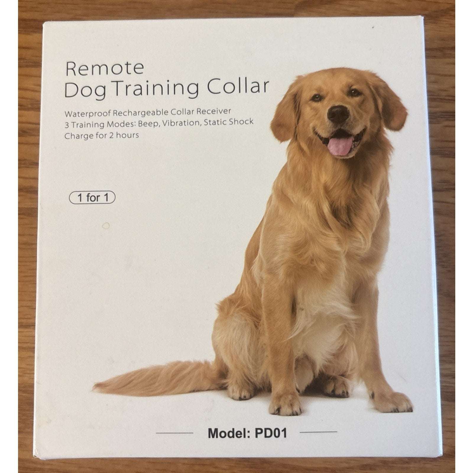 Dog Shock Training Collar, IP67 Waterproof w/ Remote, 3 Training Modes, Long Ran