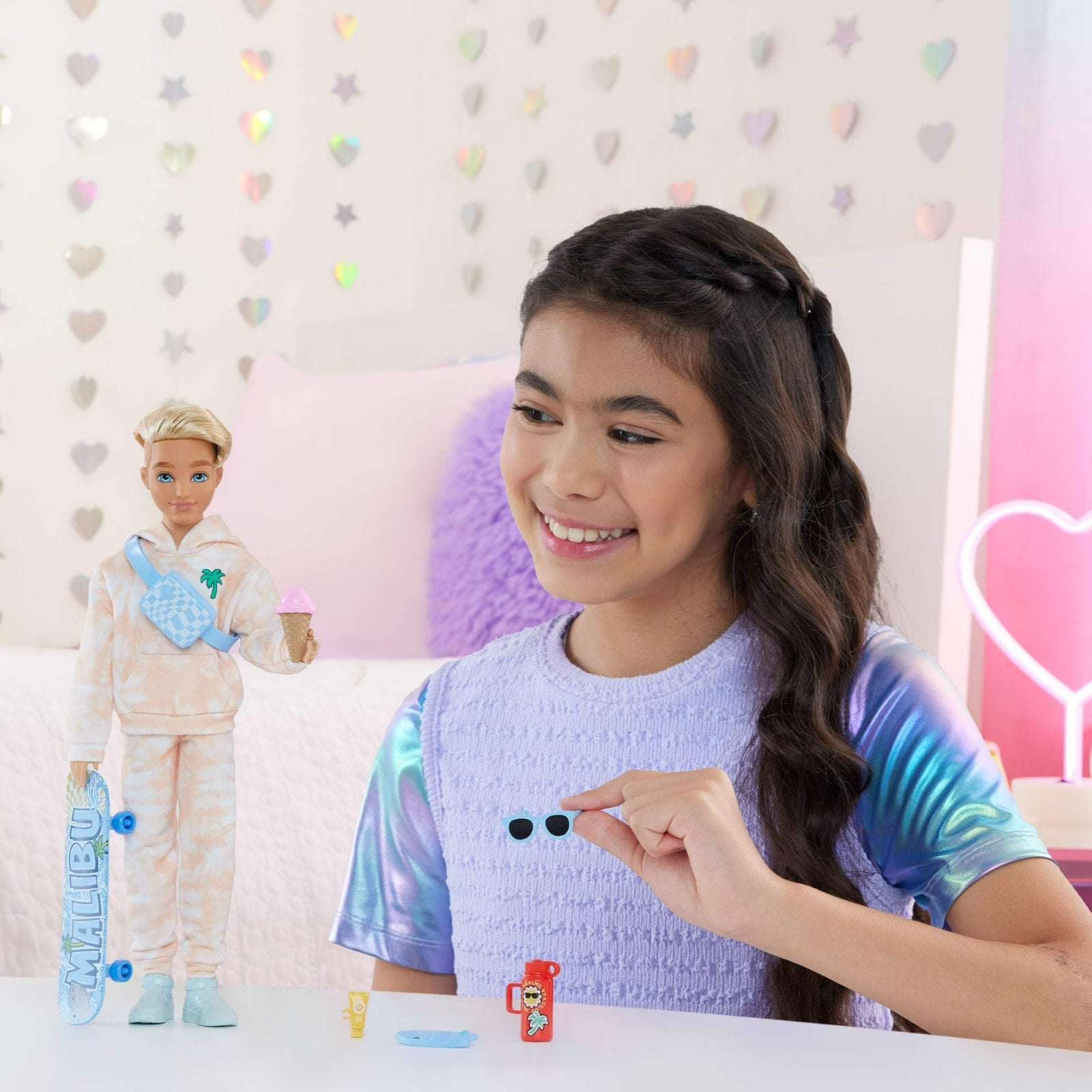 Barbie Dream Besties Barbie “Ken” Fashion Doll YouTube w/ Skateboard