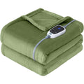 SEALY Electric Heating Blanket Soft Silky Flannel 6 Heat Settings, Auto Shut OFF