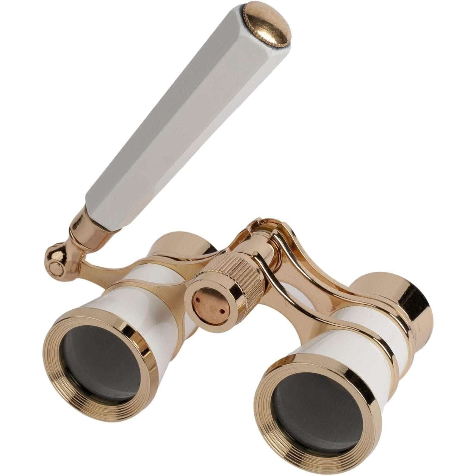 Retro 3X25 Opera Glasses Compact Metal Theater Binoculars with Adjustable Handle