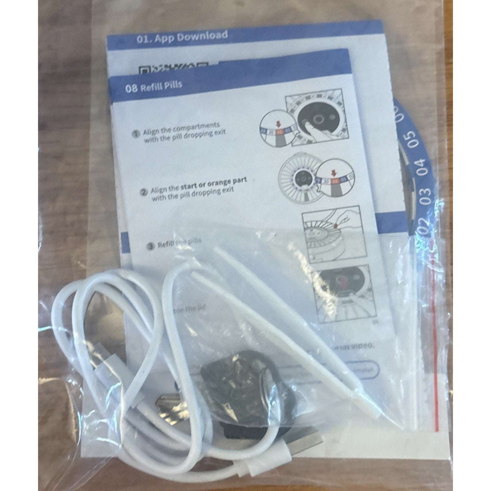 2025 Bluetooth Smart Pill Dispenser 31-Slots, Fingerprint & Mechanical Dual Lock