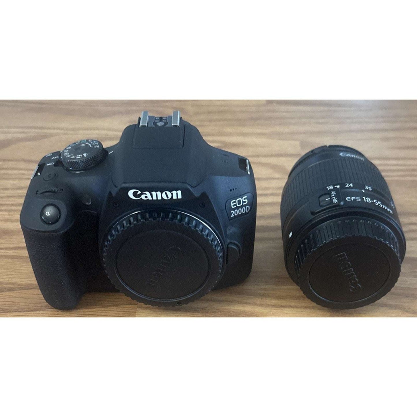 Canon EOS 2000D / Rebel T7 EF-S 18-55mm III Lens Kit + Filters, Lens, Bag & More