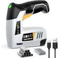 BATAVIA 2-in-1 Electric Staple Gun & Brad Nailer Kit Cordless w/ Triple Safety