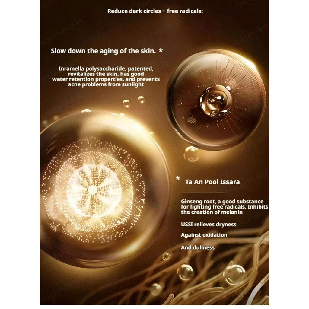 Ginseng Gold Extract Anti Aging Essence Oil, Anti-Wrinkle Polypeptide 120ml