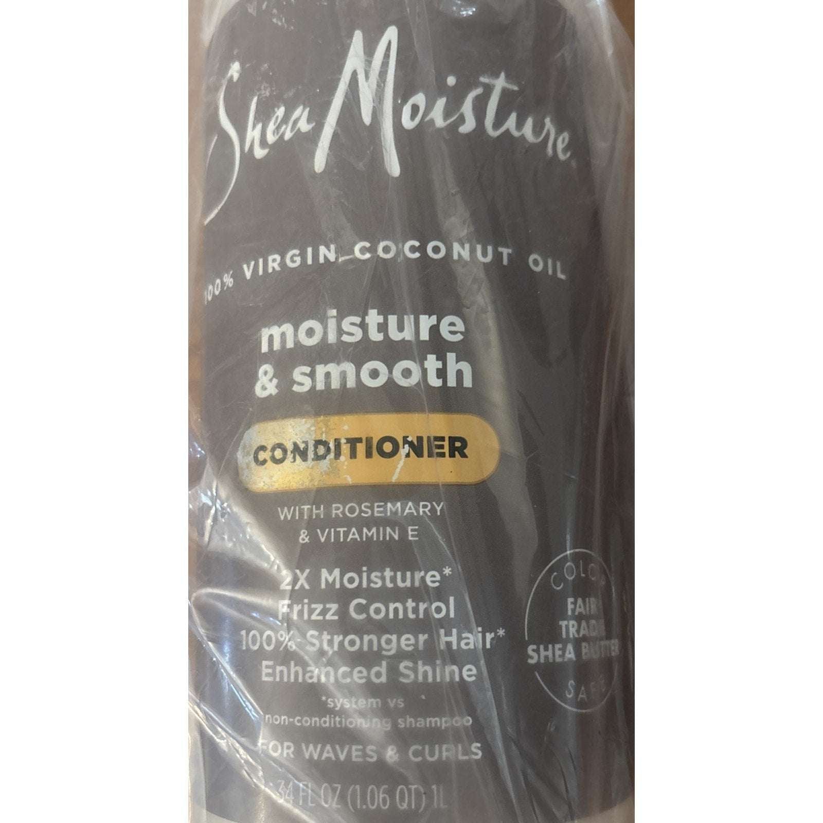 2x Shea Moisture Coconut Oil Moisture & Smooth Conditioner 34oz Rosemary + Vit E
