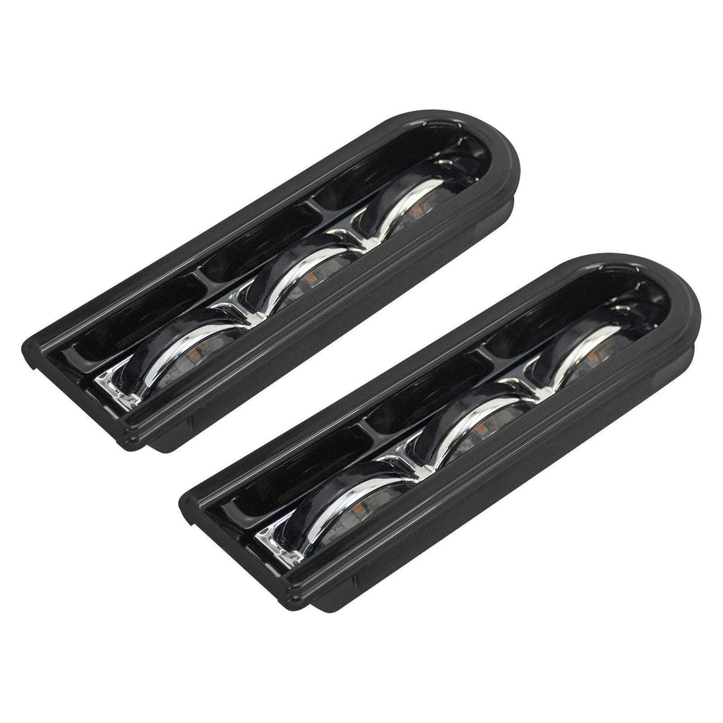 VG MOTO Saddlebag Filler LED Lights w/ Clear Lens for Harley Touring 2014-2022