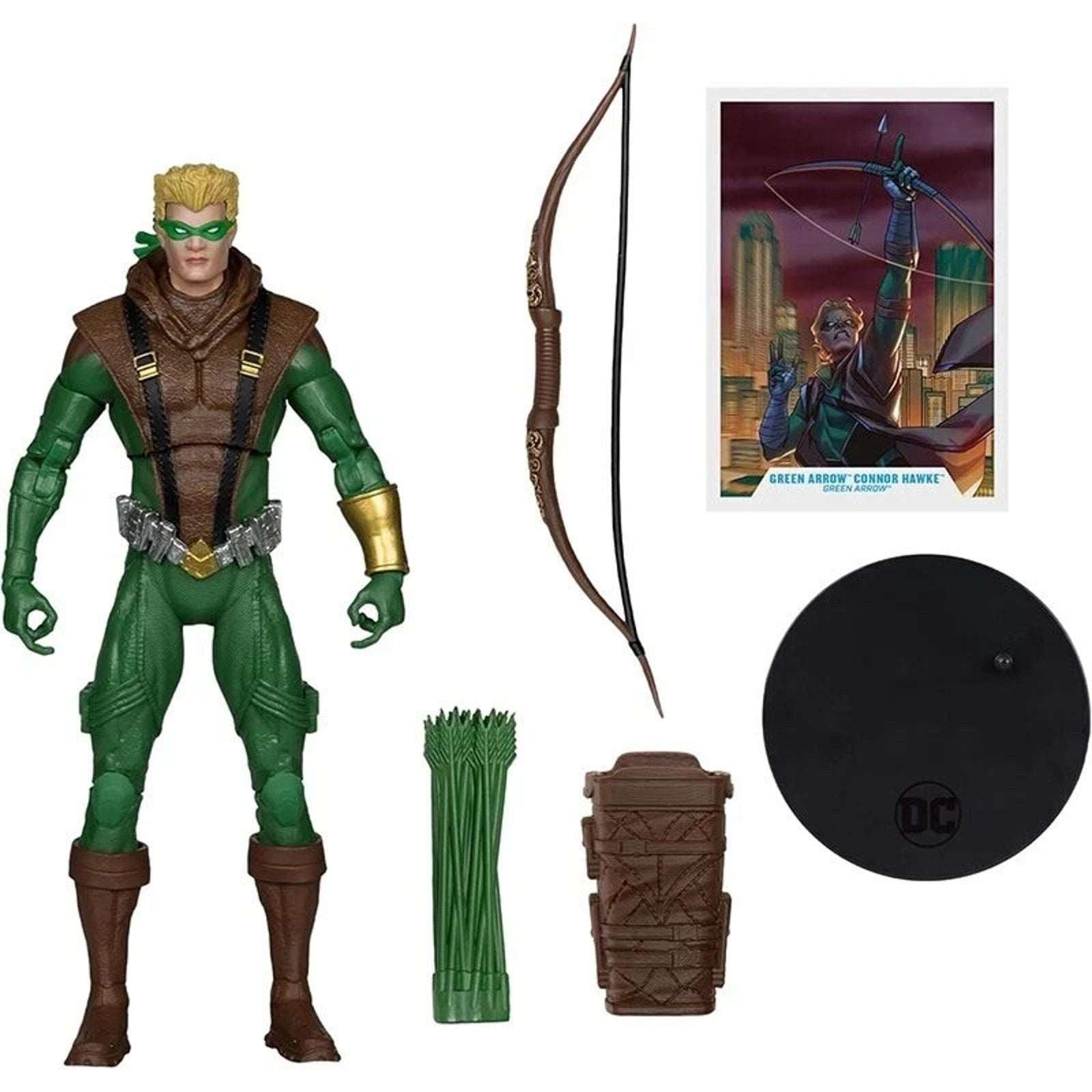 McFarlane Toys Gold Label DC Multiverse Green Arrow Connor Hawke New!