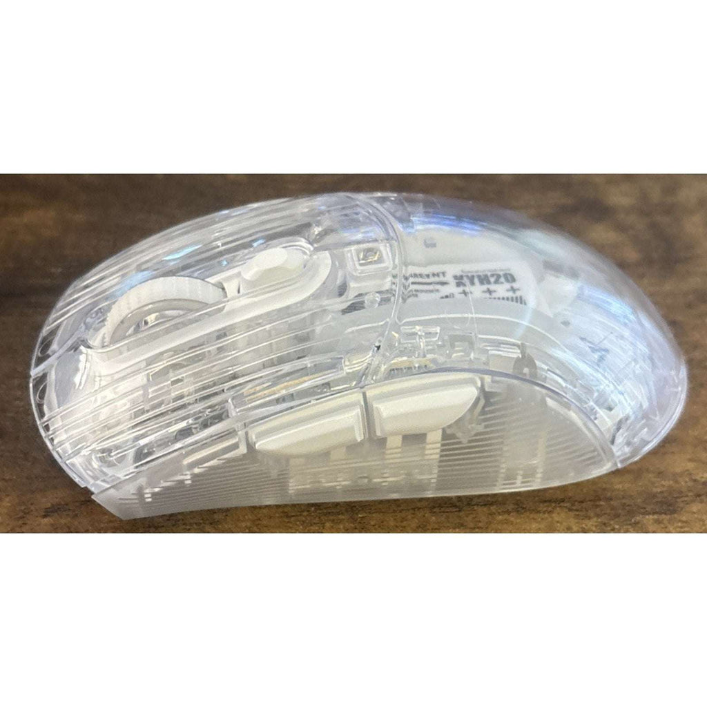 Transparent RGB Bluetooth Wireless Gaming Mouse, Dual Mode USB Computer Mouse