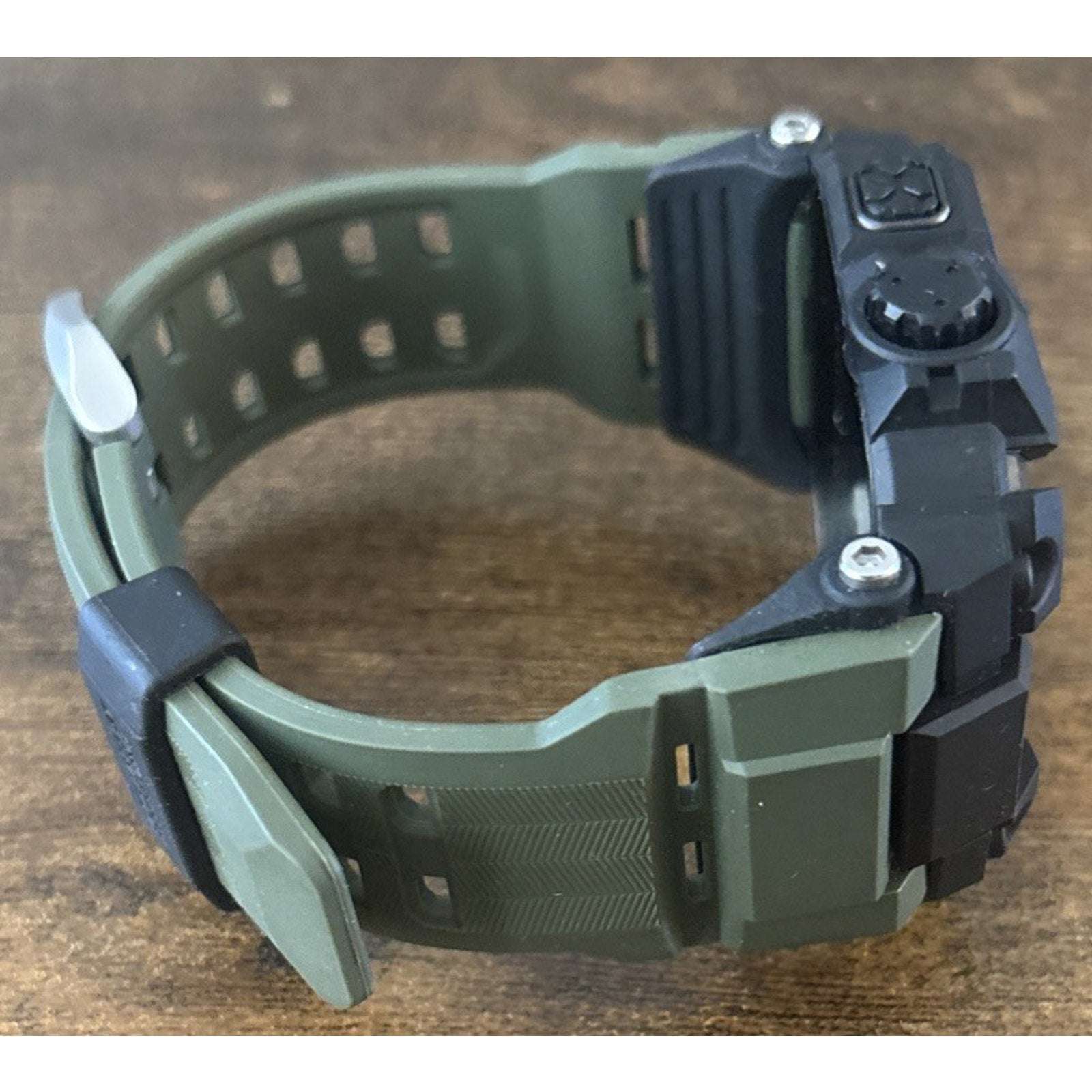 ULTIMAL Rugged Shockproof Case +Band for Apple Watch 45mm Series 9/8/7 ArmyGreen