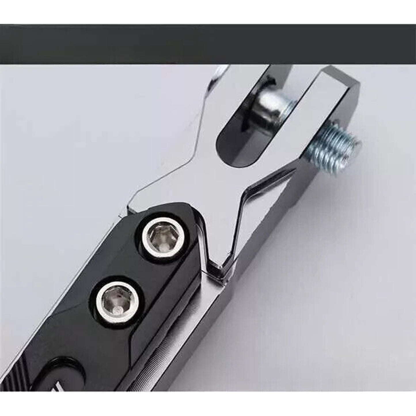 Motorcycle CNC Aluminum Alloy Kickstand Foot Side Support Adjustable READ