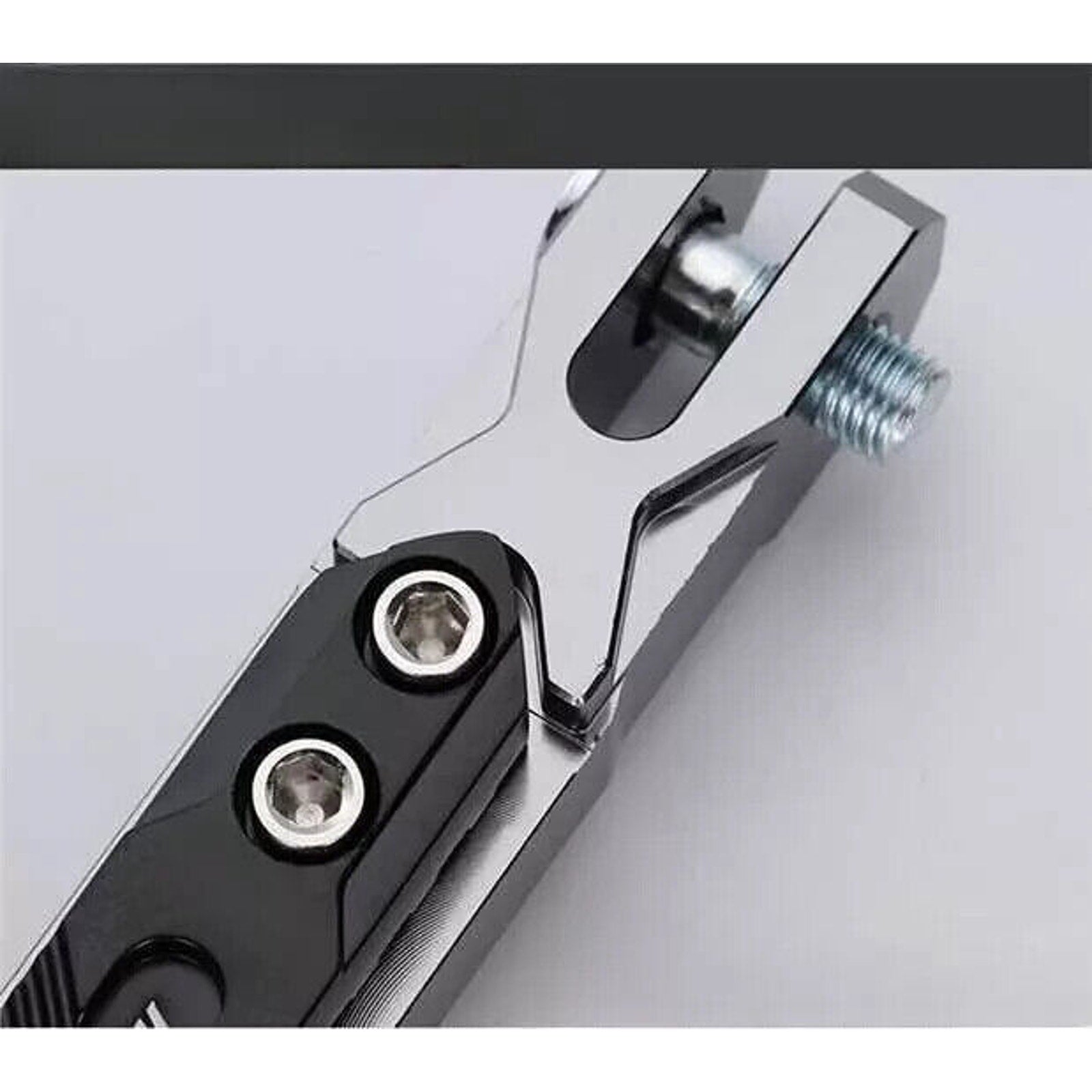 Motorcycle CNC Aluminum Alloy Kickstand Foot Side Support Adjustable READ