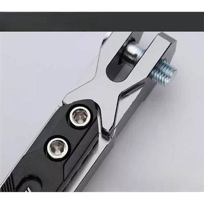 Motorcycle CNC Aluminum Alloy Kickstand Foot Side Support Adjustable READ