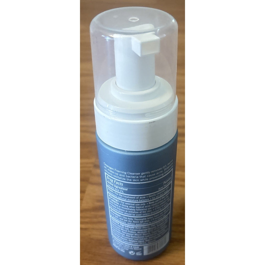 Clearogen Foaming Facial Cleanser, Acne Treatment Face Wash with Salicylic Acid