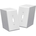 BESTTEN 20 Pack 1-Gang Toggle Wall Plate, Unbreakable Polycarbonate Light Switch