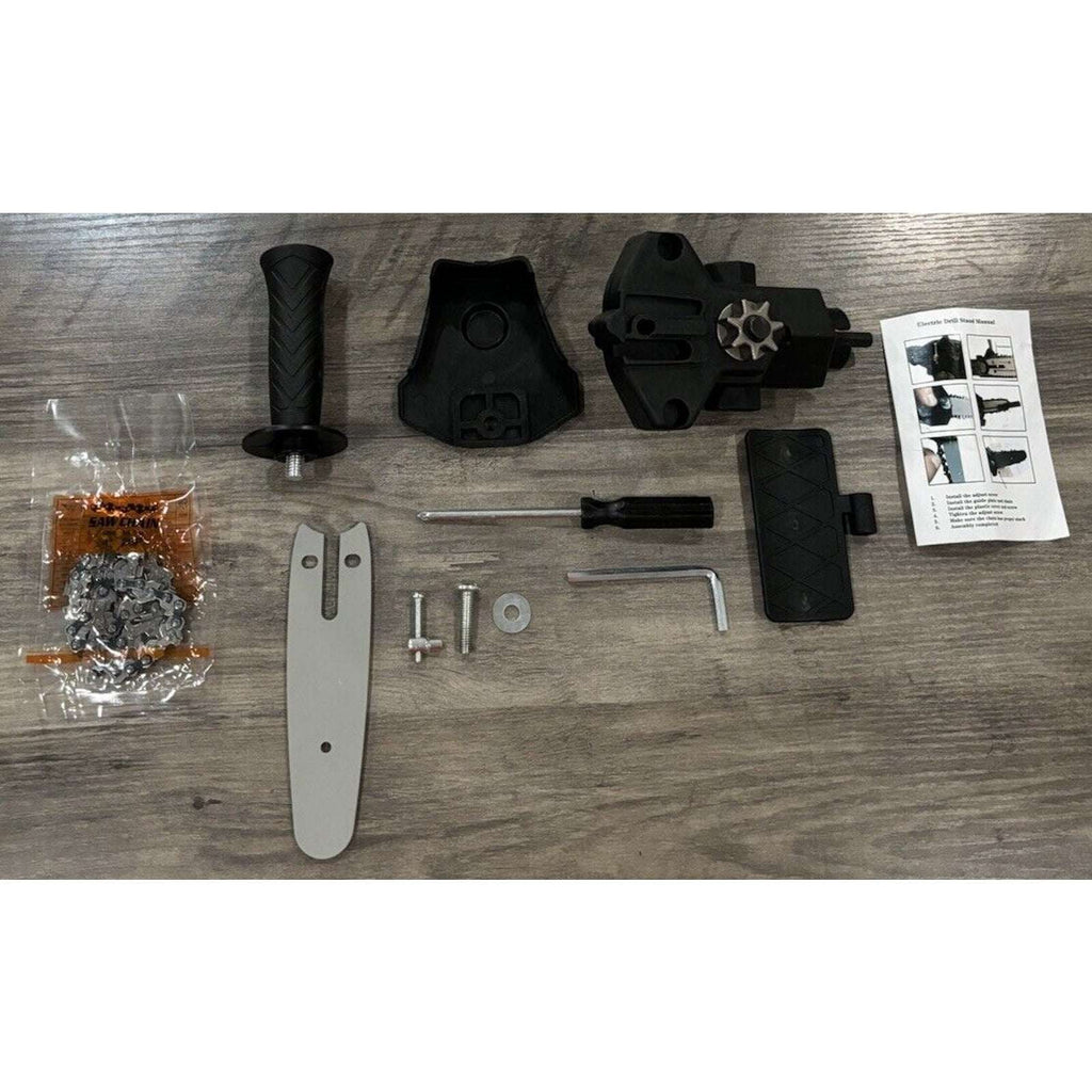 Eewudwok Chainsaw Converter Set - Electric Chainsaw Attachment Kit - Electric