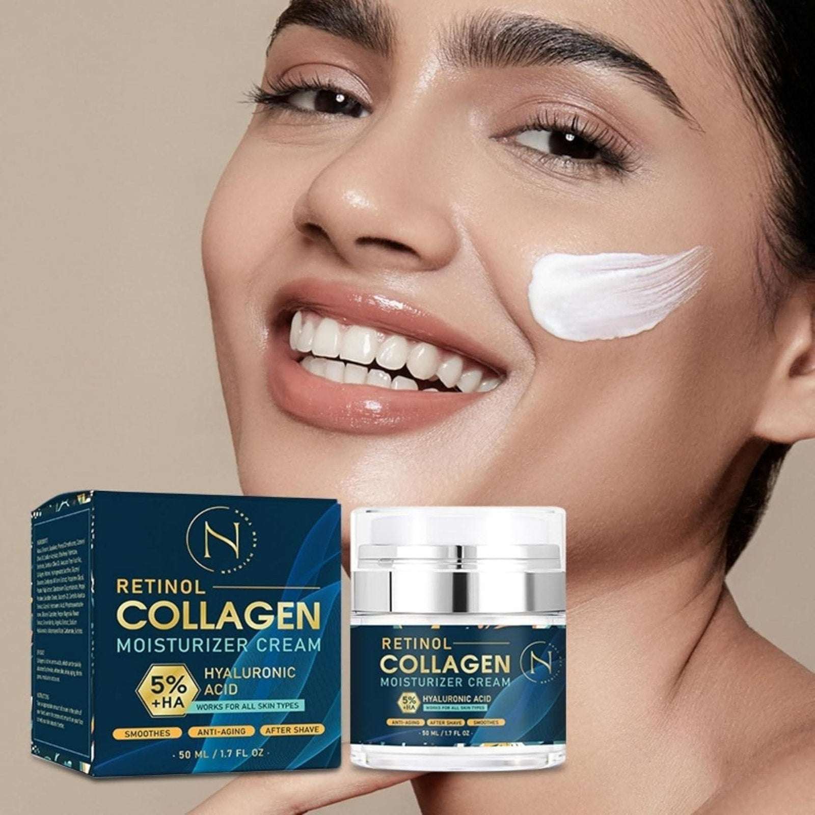 NEYDIAH Collagen Anti-Aging Retinol Face Moisturizer 1.7oz Wrinkles & Fine Lines