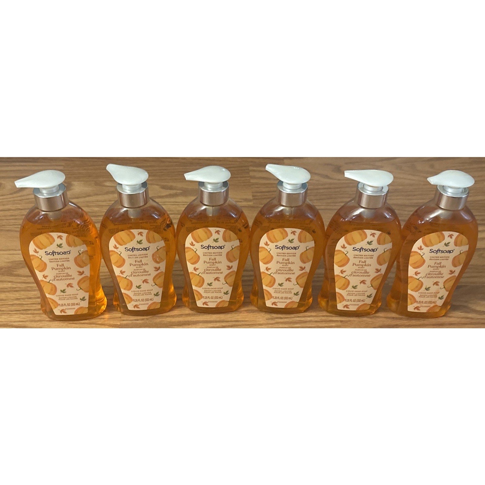 🎃 6Pk Softsoap FALL PUMPKIN Limited Edition Liquid Hand Soap 11.25 fl oz Each