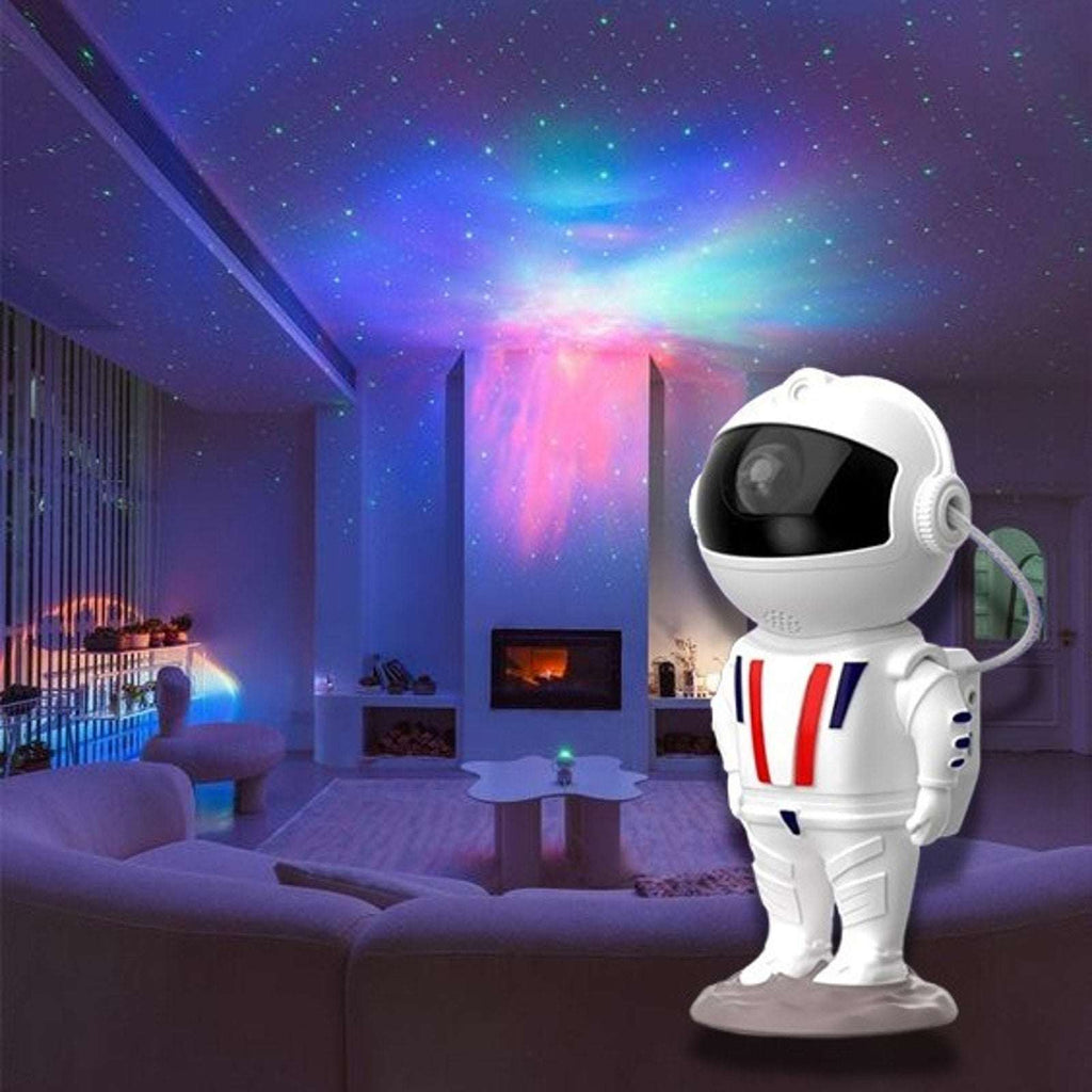 Astronaut Galaxy Projector Nebula & Star Night Light w/ Remote Control & Timer