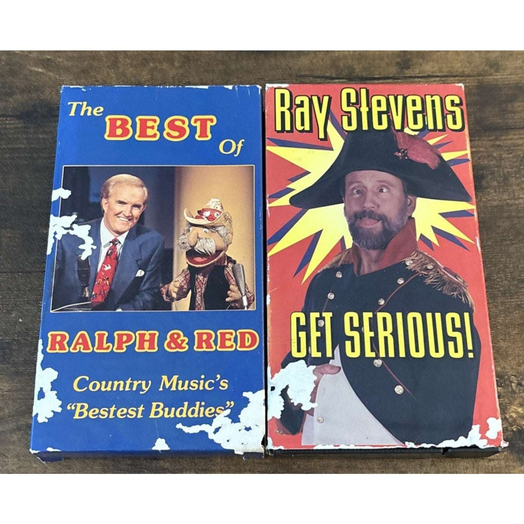 The Best Of Ralph & Red "Bestest Buddies" & Ray Stevens "Get Serious" VHS Lot