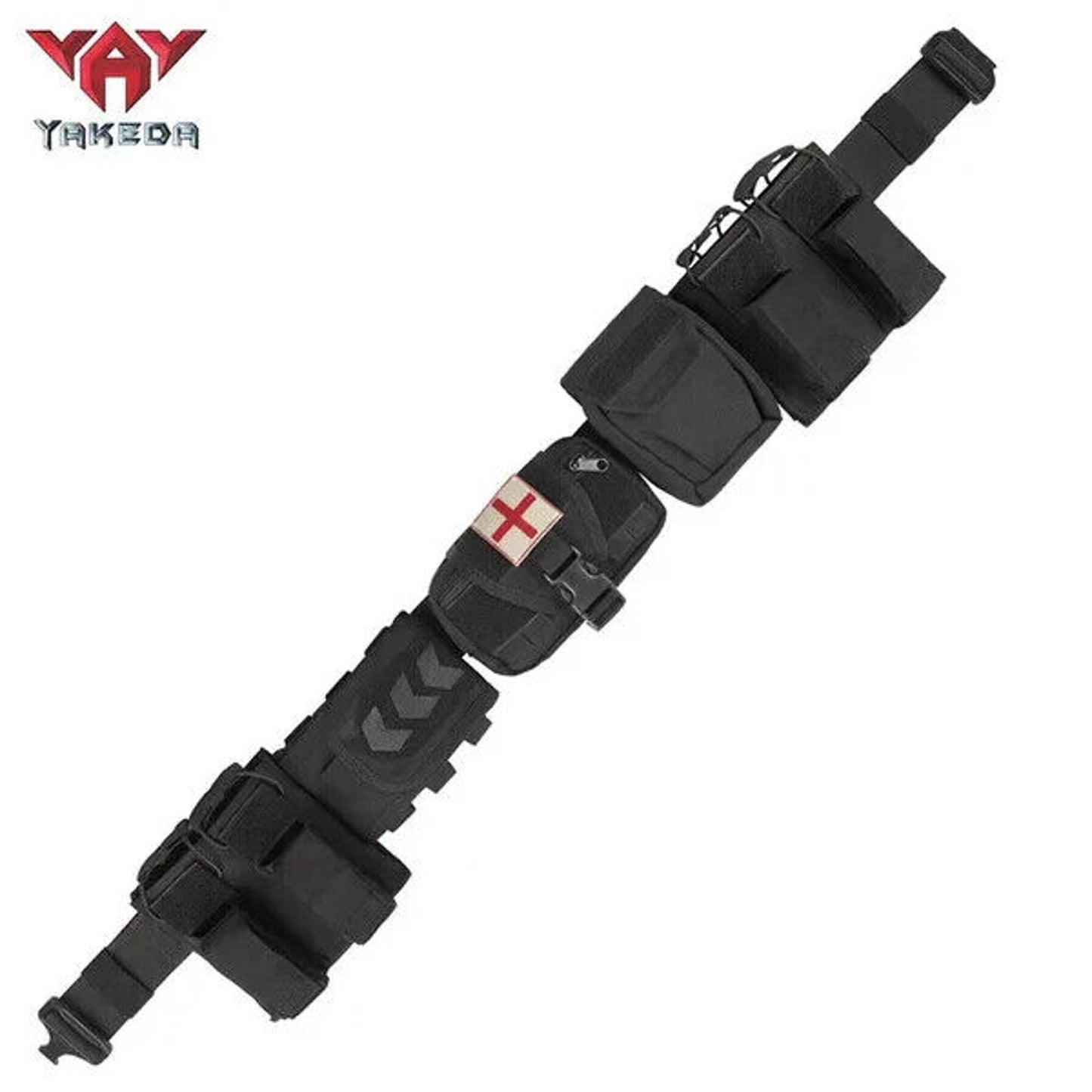YAKEDA Tactical Duty 7in1 Battle Belt Law Enforcement Police Utility Adjustable