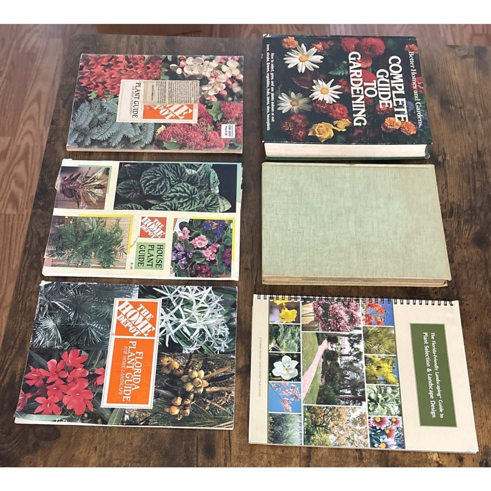 6 Books - Florida Friendly Landscaping Plant Guides & Design + House Plant Guide
