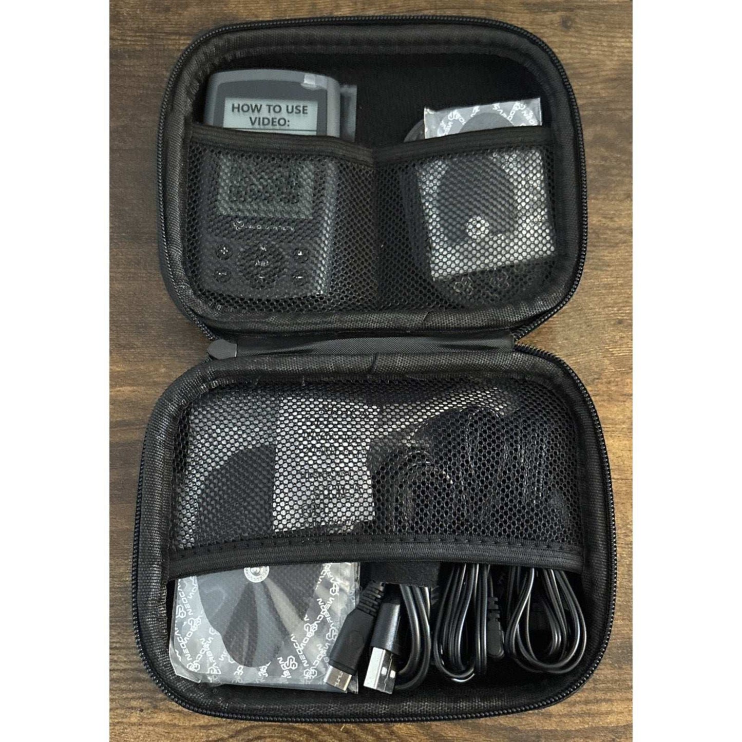 Neocarbon TENS Unit Electronic PMS Massager Machine Gray