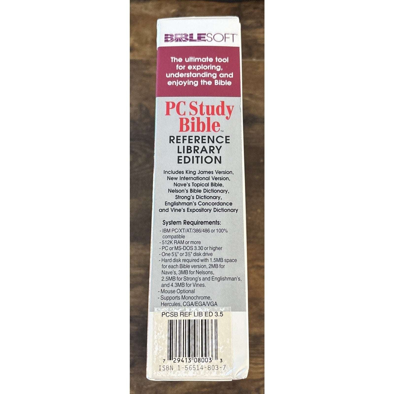 Biblesoft PC Study Bible New Reference Library 17 Floppy Disk Set KJV NIV Nelson