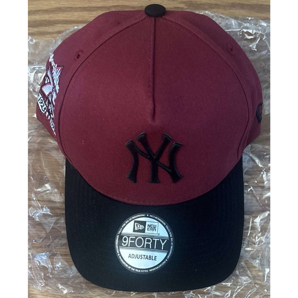 New Era 9FORTY New York Yankees 75th Anniv. A-Frame Snapback Hat Cap Red & Black