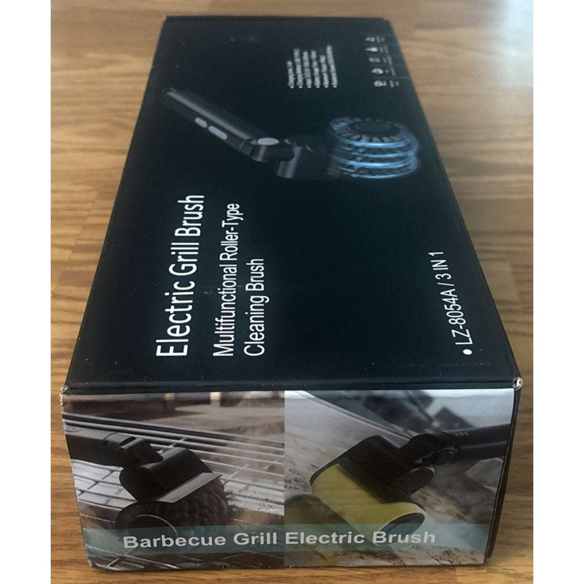 Electric Grill Brush Cordless Rechargeable BBQ Cleaner with 3 Speeds & 3 Heads