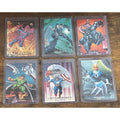 1992 Skybox Marvel Masterpieces 6 card lot 7, 11, 16, 25, 30 & 39 Captain America