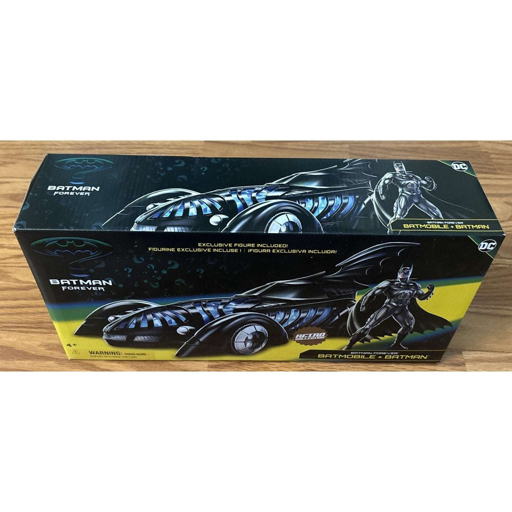 DC Comics Batman Forever Retro Collection Batmobile + Action Figure Spin Master