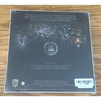 Roxley Games Brass Birmingham Board Game, New/Sealed Slightly Damaged Box
