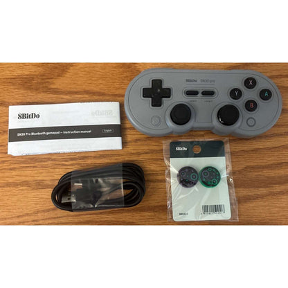 8BitDo SN30 Pro Wireless Bluetooth Controller - Gray Hall Effect Switch Windows+