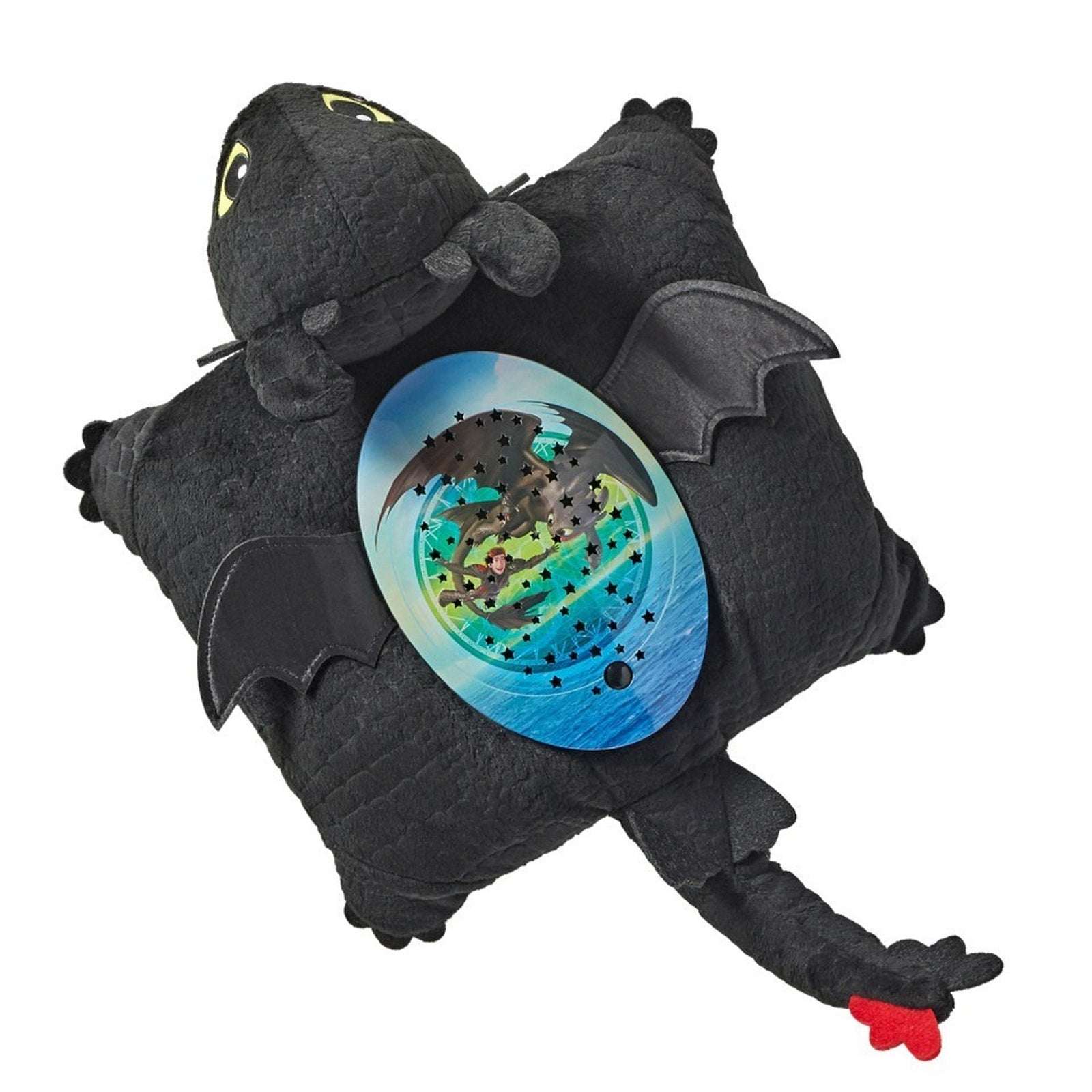 How To Train Your Dragon Toothless Pillow Pet Dreamworks Light Projector Glows