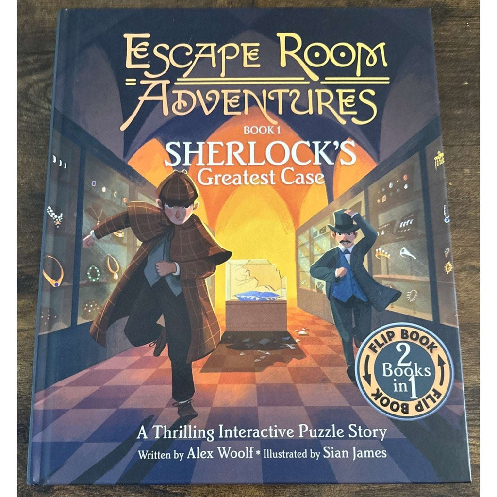 Escape Room Adventures 2 Books in 1 Sherlock's/Hunt Agent 9 - Interactive Puzzle