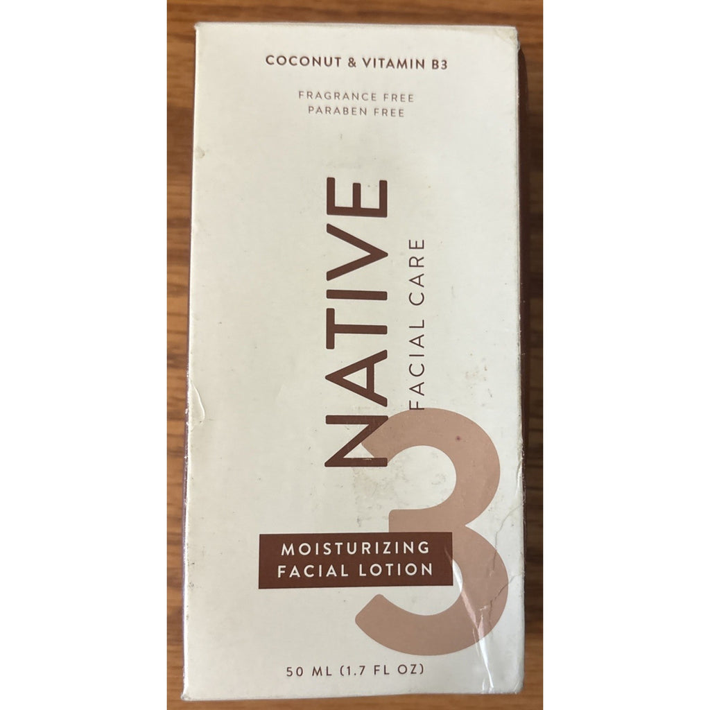 2PC Native Lot Coconut & Vitamin B3 Facial Moisturizer & Coconut Vanilla Shampoo