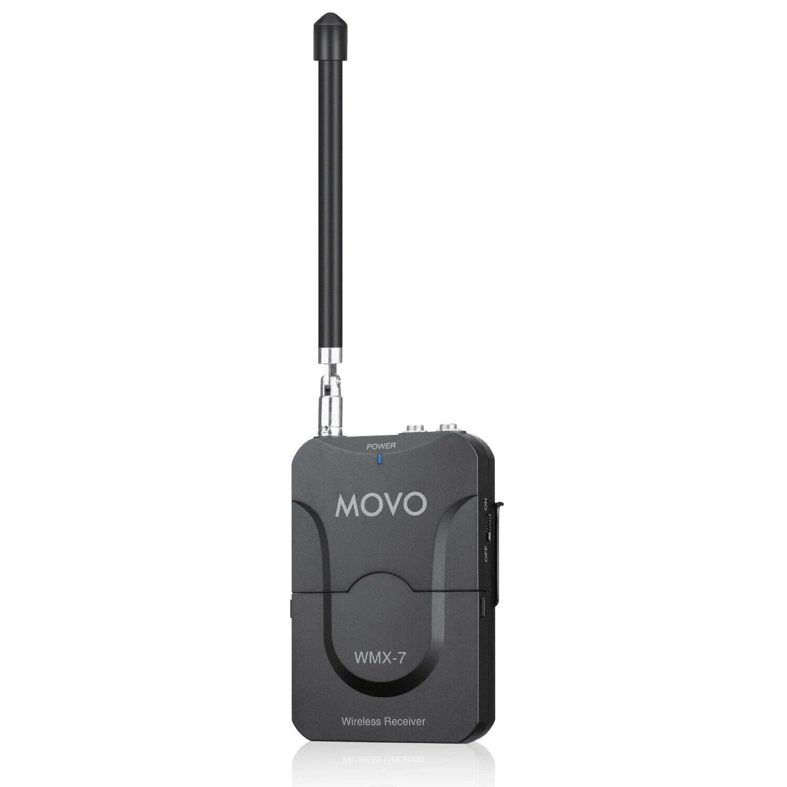 Movo 12-Channel VHF Wireless Receiver for WMX-7 Microphone System WMX-7-RX