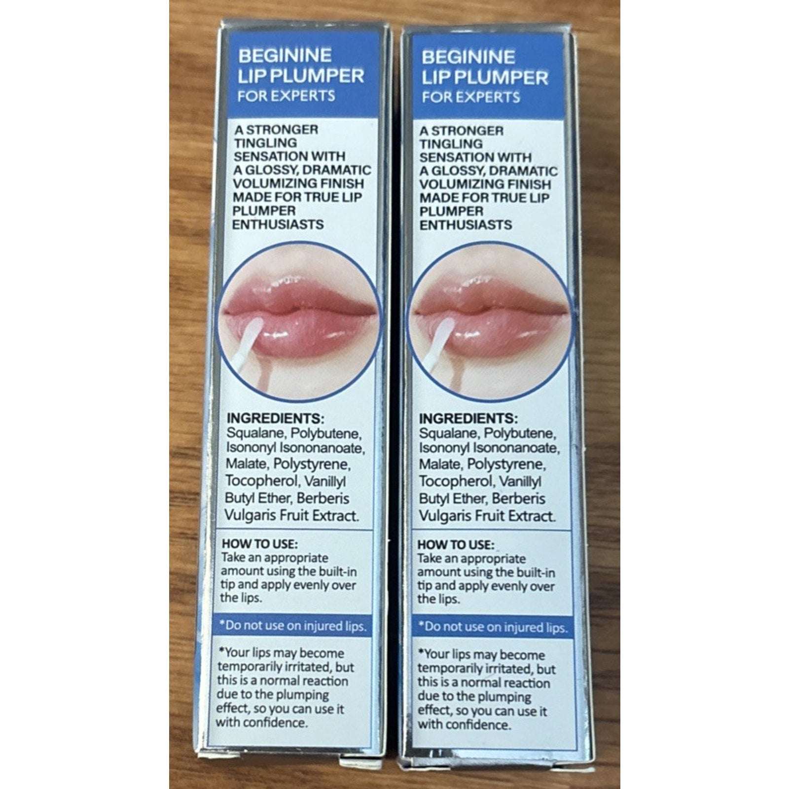 Page Vine Beginner Clear Gloss Lip Plumper Exfoliating Lip Oil Exp 11/2030