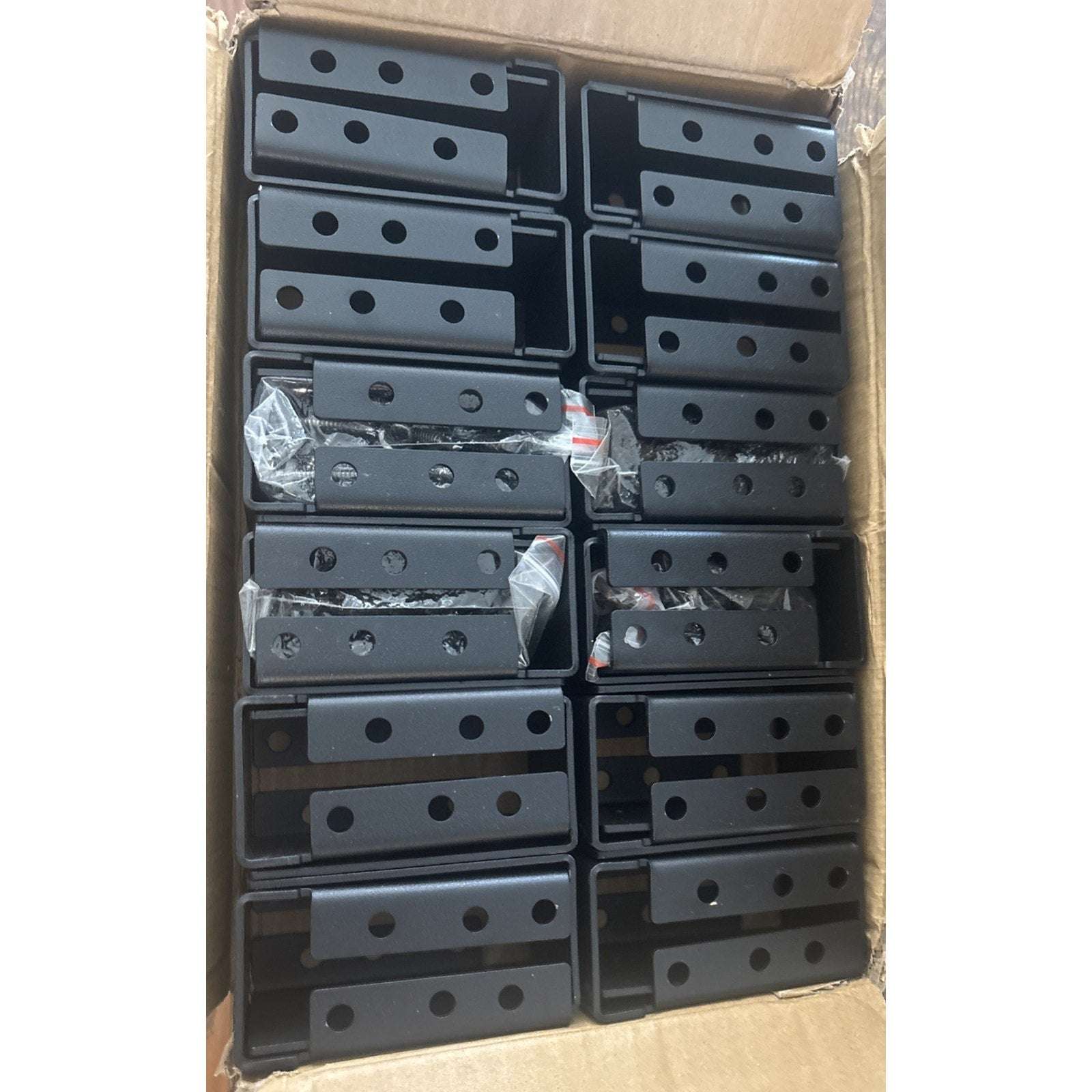 24 Concealed Joist Hanger Flange Powder-Coated Steel Bracket for 2x4" Beam Swing