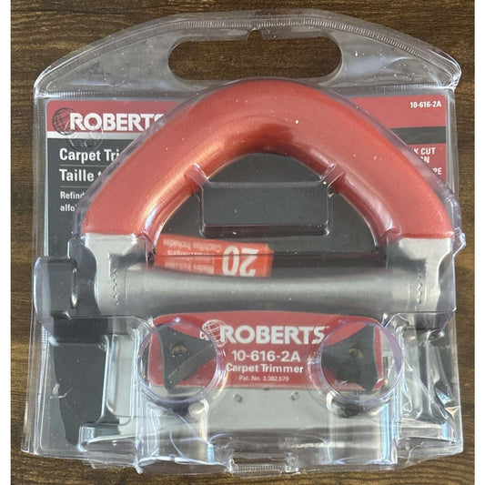 Roberts Conventional Carpet Trimmer with 20 Heavy-Duty Slotted Blades 10-616-2A